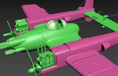 DIY飞行器,科幻飞行器3D模型素模