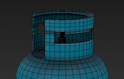 煤气罐,液化石油气罐3D模型