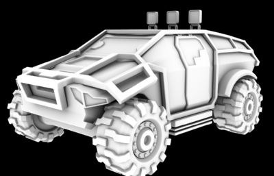次世代装甲车maya模型