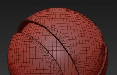 一个渲染用的材质球造型3D模型