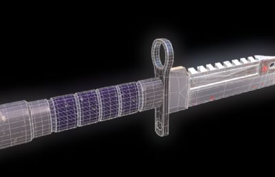 匕首,军刀,菜刀道具3D模型