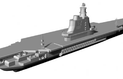 前苏联1153型航空母舰3D模型,有STL,OBJ文件