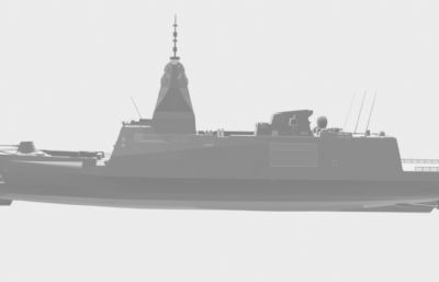澳大利亚SEA-5000护卫舰STL格式模型(法国DCNS方案)