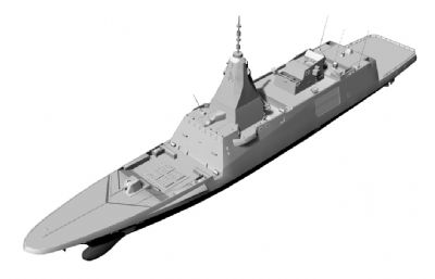 澳大利亚SEA-5000护卫舰STL格式模型(法国DCNS方案)