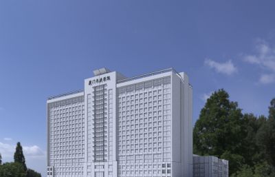 厦门长庚医院建筑外观3D模型,标准材质