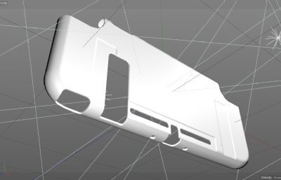 NS任天堂游戏机保护壳,外壳C4D模型素模