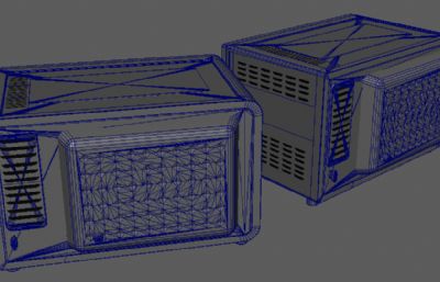 微波炉,电烤箱3D模型,有MB,MAX,FBX,OBJ,ZPR,STL,SKP文件
