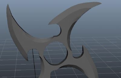 手里剑maya模型素模