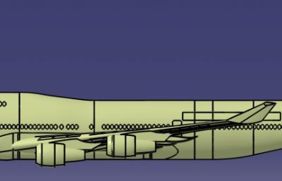 波音747客机模型,IGS格式
