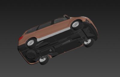 五菱宏光S1汽车,五菱商务面包车3D模型