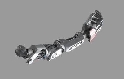 机器人手,仿生机械手臂3D模型,MAX+FBX格式,Vray渲染