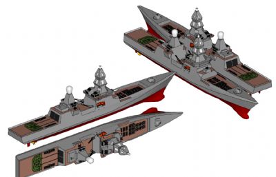 俄海军领袖级巡洋舰su模型