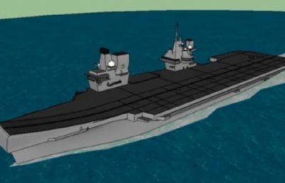威尔士亲王号航空母舰su模型