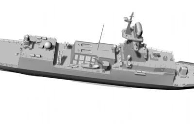 仁川级护卫舰3D模型,STL格式