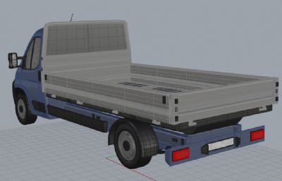 小货车,皮卡汽车3D模型,3DM格式