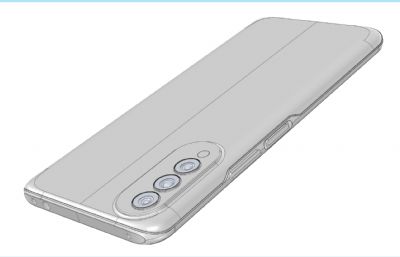 HUAWEI华为NOVA8 SE活力版(HONOR荣耀X20 SE)手机三维3D模型,STP格式