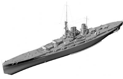 德意志帝国海军马肯森级战列巡洋舰STL模型
