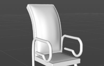简约3D木质椅子模型素模,有C4D,OBJ文件