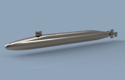 俄亥俄级战略核潜艇solidworks数模3D模型