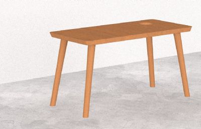 桌子,茶桌3D模型,C4D,OBJ格式