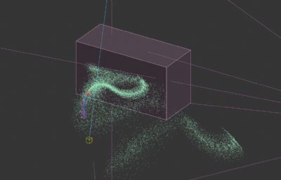 喷水管喷水粒子,喷射粒子特效3D模型