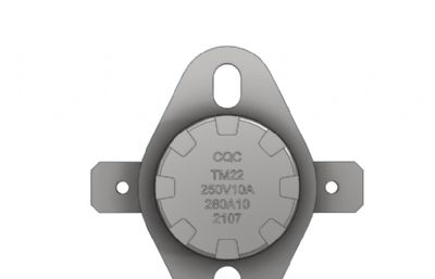 泰美电器 TM22 250V 10A陶瓷壳温控开关模型
