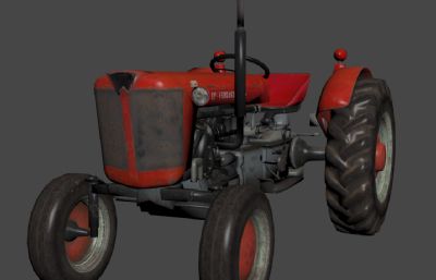 Massey Ferguson麦赛福格森农用拖拉机3D模型