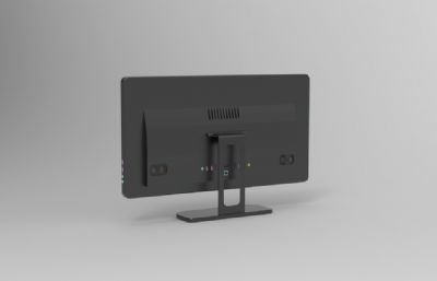 品牌电脑一体机C4D模型