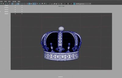王冠,皇冠maya模型