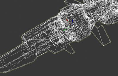 太空战舰,科幻飞行器3D模型塌陷文件