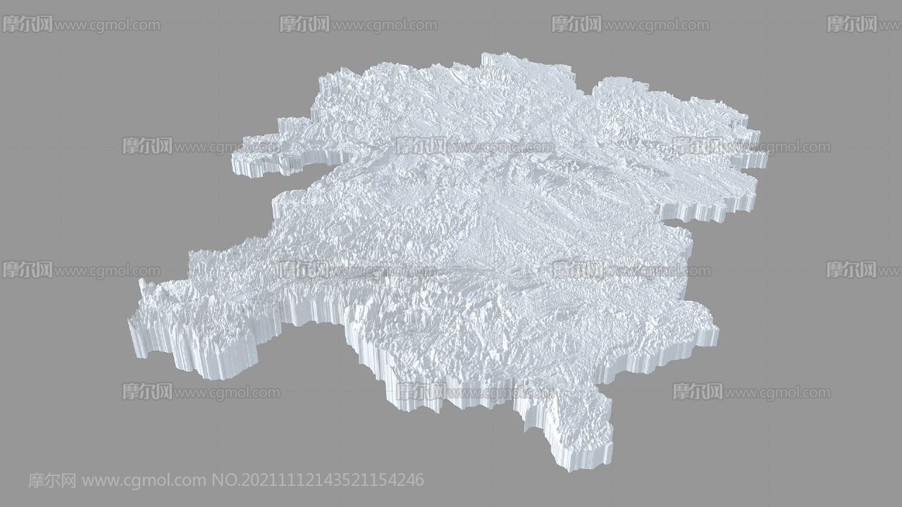 贵州省三维地图,贵州省地形地势3d地图模型
