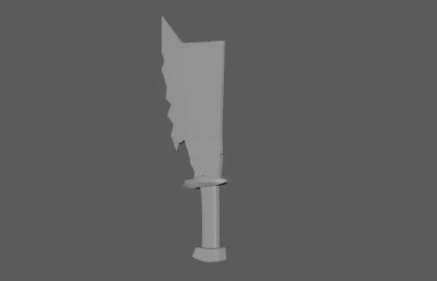 三把刀maya3D模型