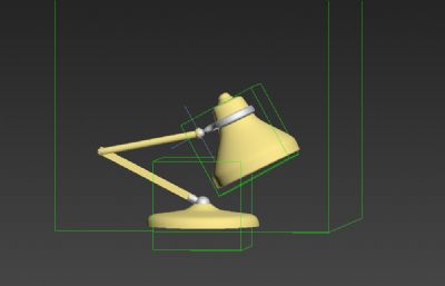 台灯3D,max动画源文件 皮克斯