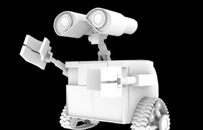 maya机器人瓦力模型