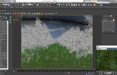 柠檬果园,柠檬产业园区写实场景3D模型,需要使用插件Forest Pro6.1.2