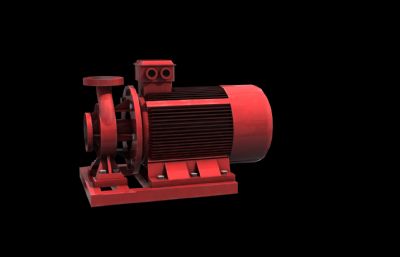 消防泵,消火栓泵3D模型