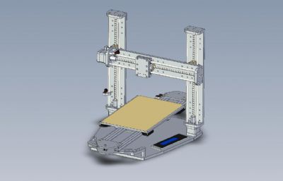 3D打印机平台Solidworks设计数模图纸