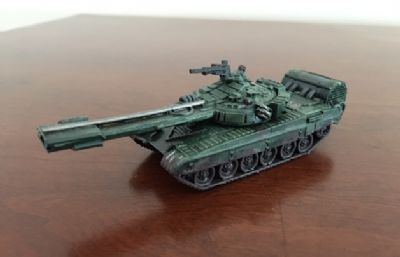 T-72主战坦克模型3D打印图纸