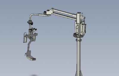 液压助力机械手3D模型,step格式