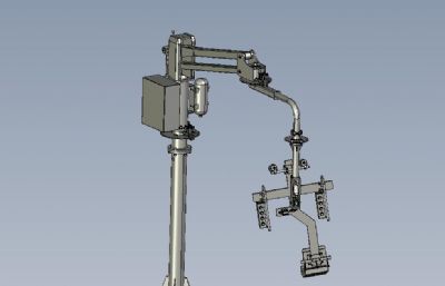 液压助力机械手3D模型,step格式