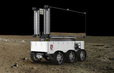 NASA月球车系统定日镜3D数模图纸,igs格式