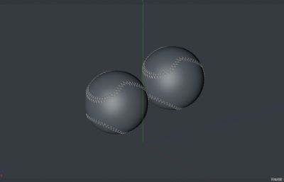 棒球运动用品C4D模型