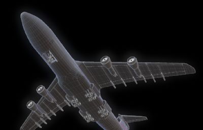 C-5银河运输机(美)3D模型,OBJ格式