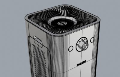 空气清新器,加湿器3D模型