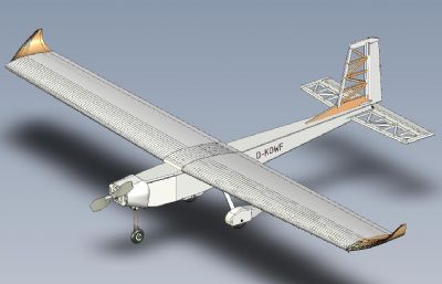 航模飞机STEP格式模型