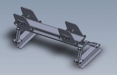 起重机桥架夹具Solidworks模型