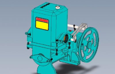 往复泵,循环泵3D数模图纸 Solidworks设计
