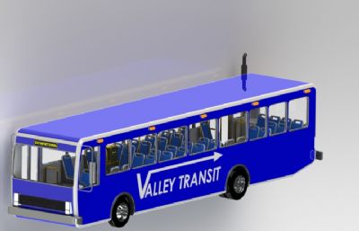 城市公交车,城市电车简易模型