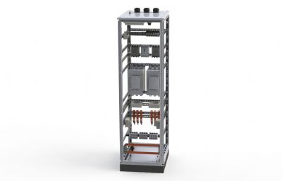 泵控制柜Solidworks图纸模型(网盘下载)