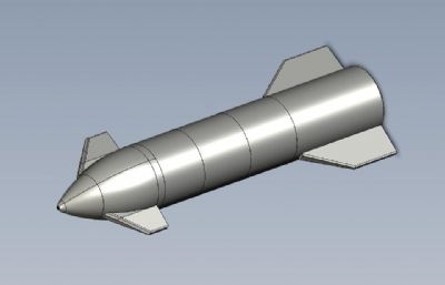 高超音速导弹,火箭简易模型